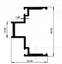 alumunium Curtain Wall-Curtain Wall Group 2438 - 2501